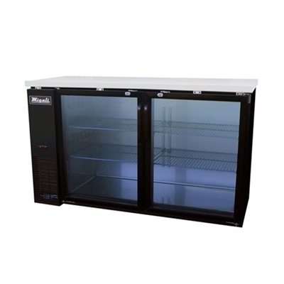 Two door back bar cooler